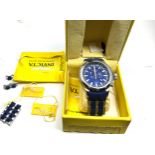 Boxed invicta chronograph 200 meters gents wristwatch model no 6239 the watch is untested