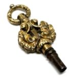 Antique Georgian gold cased pocket watch key