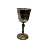 Vintage silver wine goblet height 13.5cm