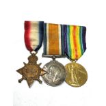 WW1 trio medals to g-5832 pte g.wilkinson the queens .r