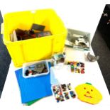 Selection of assorted lego includes part Harry Potter Gringots bank etc