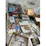 Selection of craft items to include stamps, paper, accessories etc