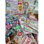 Large selection of craft magazines to include Papercraft etc