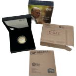 The Royal Mint "The 75th Anniversary of D - Day 2019 UK £2 Silver Proof Coin. Certificate number
