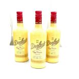 3 Bottles of Dooleys egg cream liqueur 15 % volume