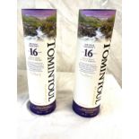 2 bottles of new and sealed Tomintoul 16 Year Old Single Malt Whisky, 70 cl bottles