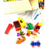 Large selection of assorted Lego Dublo blocks