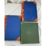 1901 volume 1 and 2 Navy and army illustrated books and a selection of stamps etc