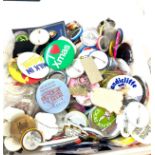 Selection of assorted badges includes Birthday badges, The lego club etc