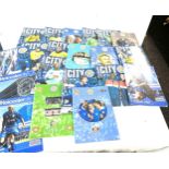 Selection of Leicester City Football match programmes ranging from 2000 onwards