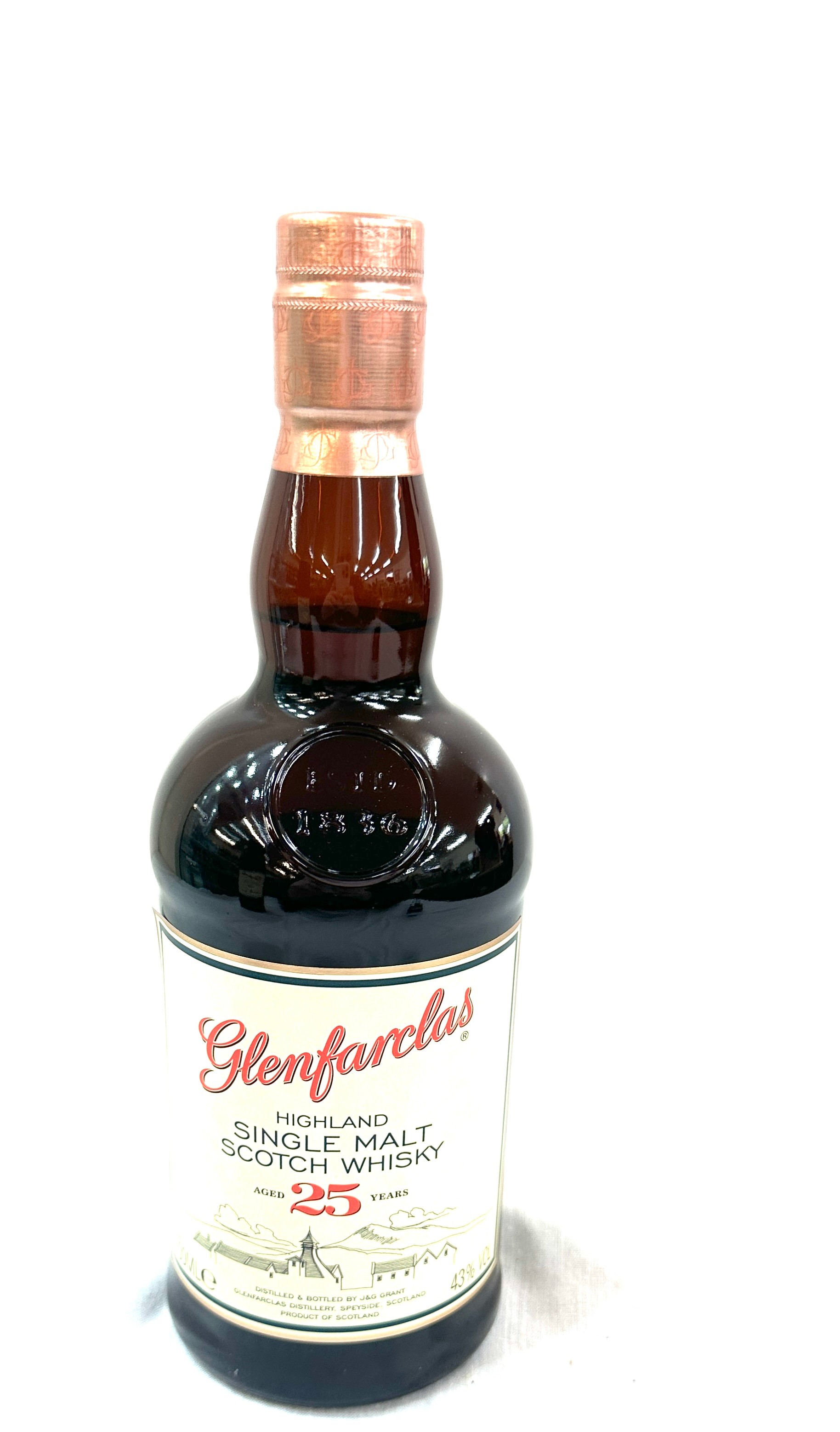 Glenfarclas single malt scotch whisky aged 25 year, 43% 700ml