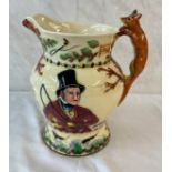 Crown Devon John Peel 1776 1854 musical jug measures approx 8 inches tall