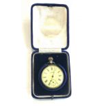 Vintage silver cased Waltham pocket watch, untested