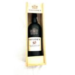 Cased bottle of Taylors 10 year old Twany Port