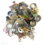 Selection of vintage and later costume jewellery