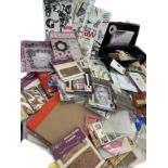 Selection of craft items to include , paper, stamps, accessories, etc