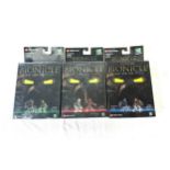 3 Sets of Bionicle quest for the mask trading card game includes Deck 1, deck 2 and deck 3, all