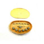 Vintage tie pin and buttons