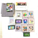 Selection of vintage game boy games includes Lego, Crack out, bulls vs blazers etc all untested