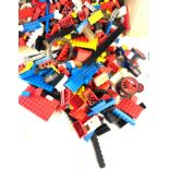 Large selection of assorted lego bricks