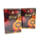 2 New in box Johnnie Walker Swing Blended Scotch Whisky 75 cl