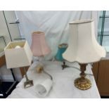 Large selection of assorted lamps, all untested