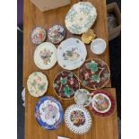 Large selection of collector plates includes oriental etc