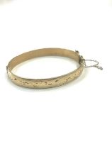 Vintage metal core 9ct gold bracelet