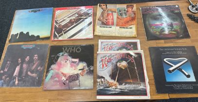 Selection of vinyl LPS including the Eagles, The Beatles etc