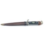 Vintage boy scouts knife dagger, blade marked C.Jul.Herbertz solingen
