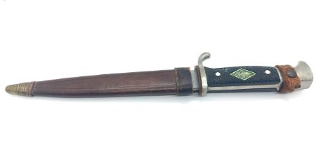 Vintage boy scouts knife dagger, blade marked C.Jul.Herbertz solingen