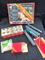Vintage hornby rural ramble set r174 and a selection of hornby engines etc
