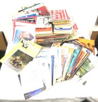 Large selection of vintage football magazines from various clubs and years to include The Sky Blue