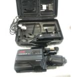 Panasonic NV-M5 VHS Movie Video Camera / Camcorder in case, untested