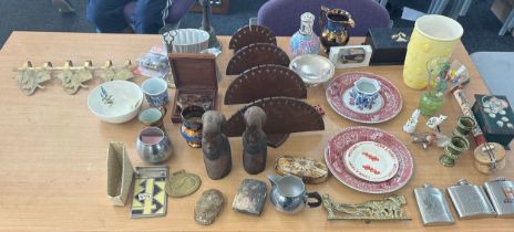 Selection of miscellaneous to include pottery, wooden items, collectables etc