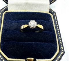 9ct gold diamond ring 1.8g