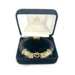 Franklin mint 22ct gold plated dutches of windsor bracelet