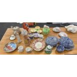 Selection of vintage pottery miscellaneous to include Calico Burleigh etc