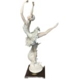 Capodimonte Guiseppe Armani large ballerina figure measures approx 17 inches tall