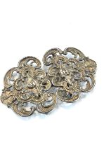 Vintage silver nurses buckle