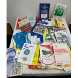 Selection of vintage football programmes from 1960s onwards of various clubs