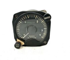Vintage US Navy Radio Altitude Altitude Indicator ID-I4 / APN-1, P-255259-501 M-201