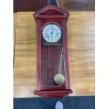 2 Key hole W.Widd wall clock, untested