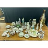 Selection of pottery miscellaneous to include masons, lady figures etc