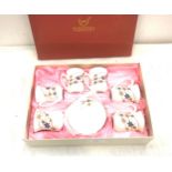 Vintage Windcera fine porcelain 6 piece tea set