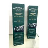 2 bottles of Brand new in box Bowmore 10 Year Old Dark & Intense - Aston Martin Edition 1L