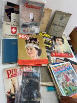 Large selection of various vintage magazines to include sports, vehicles etc