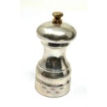 silver hallmarked pepper mill