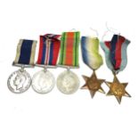 ww2 royal navy long service medal group inc the atlantic star l.s.g.c named j.106006 n.j jackson h.