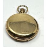 Cyma admiral Gold plated full hunter pocket watch the watch is ticking